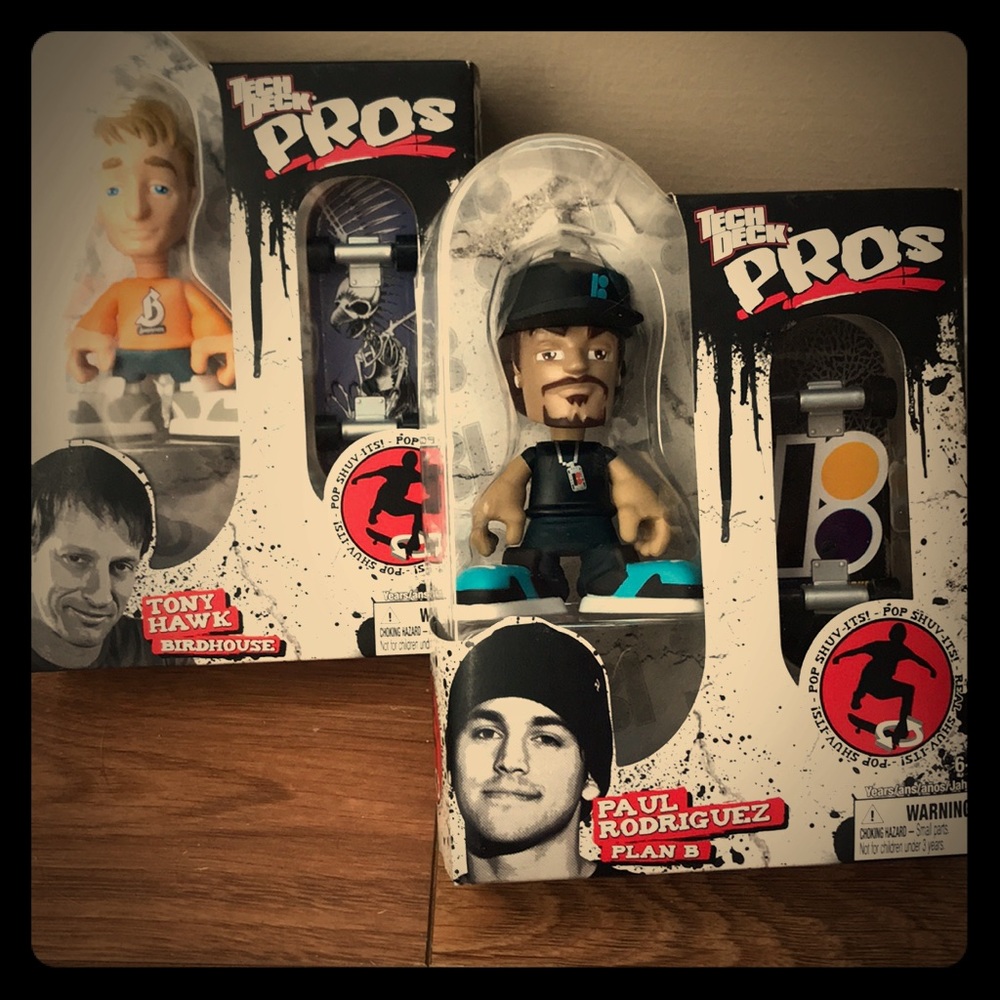 Tech Deck Pros. *price of both* x2